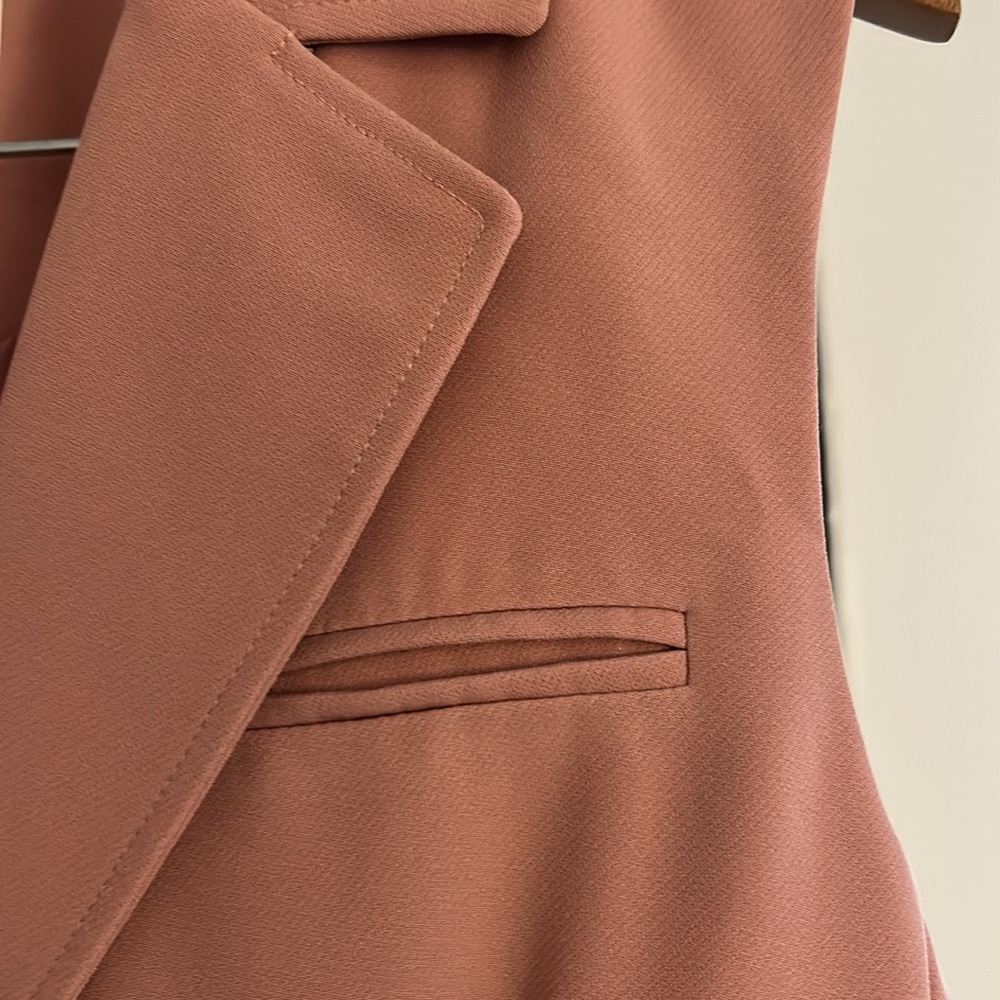 Pink Avec Les Filles Sleeveless Blazer - Picture 4 of 5